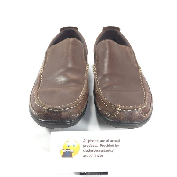 Cole Haan Casual Leather Slip On Loafer Shoe Mens Size 9 C04059 Brown - Picture 2 of 9